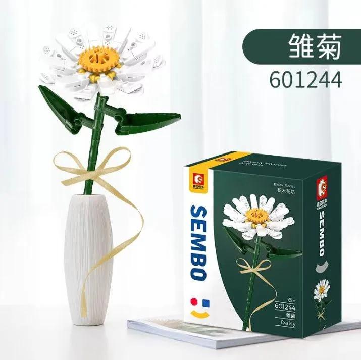 

ToylinX Simulated Flower Model Building Blocks – Kids DIY Building Set, ABS Material Toy, Desktop Decoration