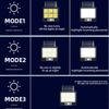 LED Solar Split Wall Lamp Outdoor Waterproof Motion Sensor 3 Mode Solar Light For Garden Security Wall Light