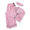 Parent-Child Matching Cotton Pajamas Set - Women's Tank Top & Shorts with Children's 7-Piece Homewear.