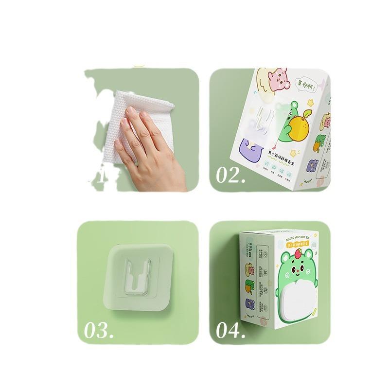 Die Frischhaltefolien-Aufbewahrungsbox, Wandmontage, Ausziehbare Einweg-Frischbeutel-Aufbewahrungsbox, Ein Küchen- und Haushaltswunder