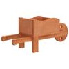 Planters In Wheelbarrow Design 2 Pcs 47x15x19 Cm Solid Wood