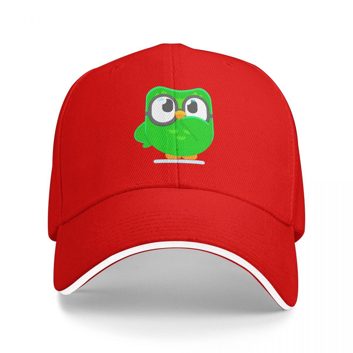 

Кепки-бейсболки Snapback с принтом совы Duolingo Duo, дышащие, повседневные, кепки, для улицы, унисекс One Size