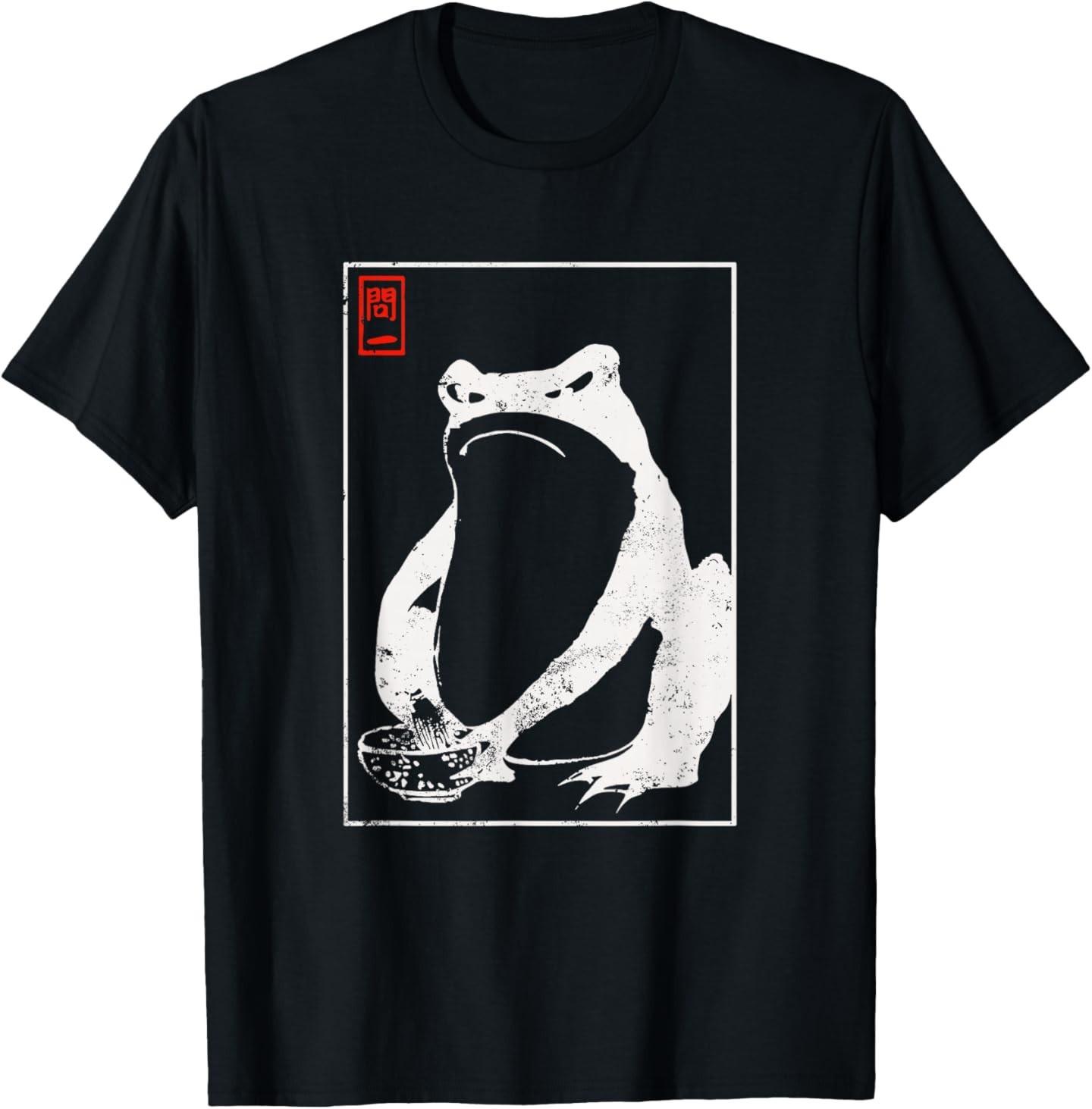 

Grumpy Frog Vintage Japanese Gift for Men Women T-Shirt 5XL різнокольоровий