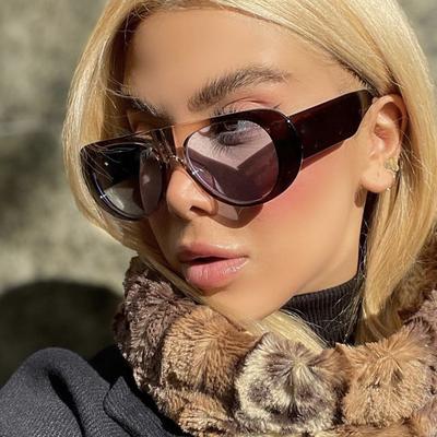 Modische Sonnenbrille Damen Trend Outdoor Radfahren Fahren Sonnenschutzbrille Fortschrittliches Design Brille Retro Widerstandsfähige Brillen UV400