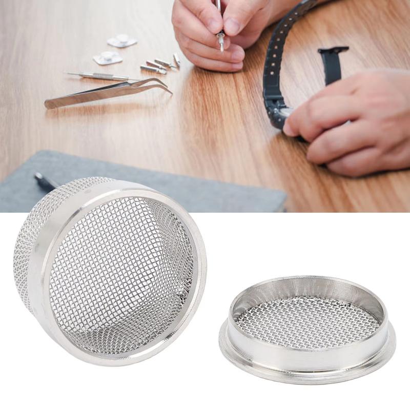 1 Set Cesto a Rete per Riparazione Orologi in Acciaio Inossidabile Cesto Pulitore per Parti di Orologi Componenti Piccoli per Gioielli