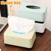 Solid Color Tissue Box Square Tissue Case Simplicity Design Napkin Holder  Home Use