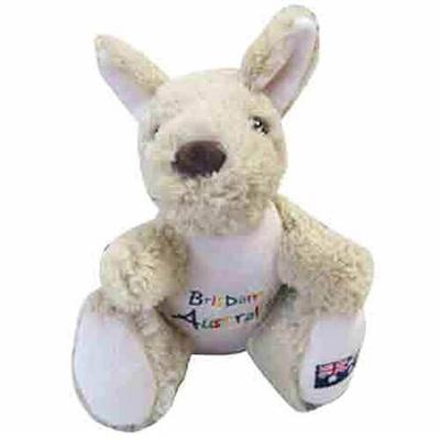20cm Kangaroo Plush W/ Embroidery (Brisbane)