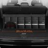 Foldable Trunk Storage Box Waterproof Oxford Cloth 110L Large-Capacity Car Organizer for Camping/Fishing Easy to Carry
