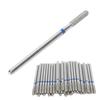 50pcs Carborundum Dead Skin Removal Bits Diamond Nail Drill Bits Cuticle Removal Bits  Household Use