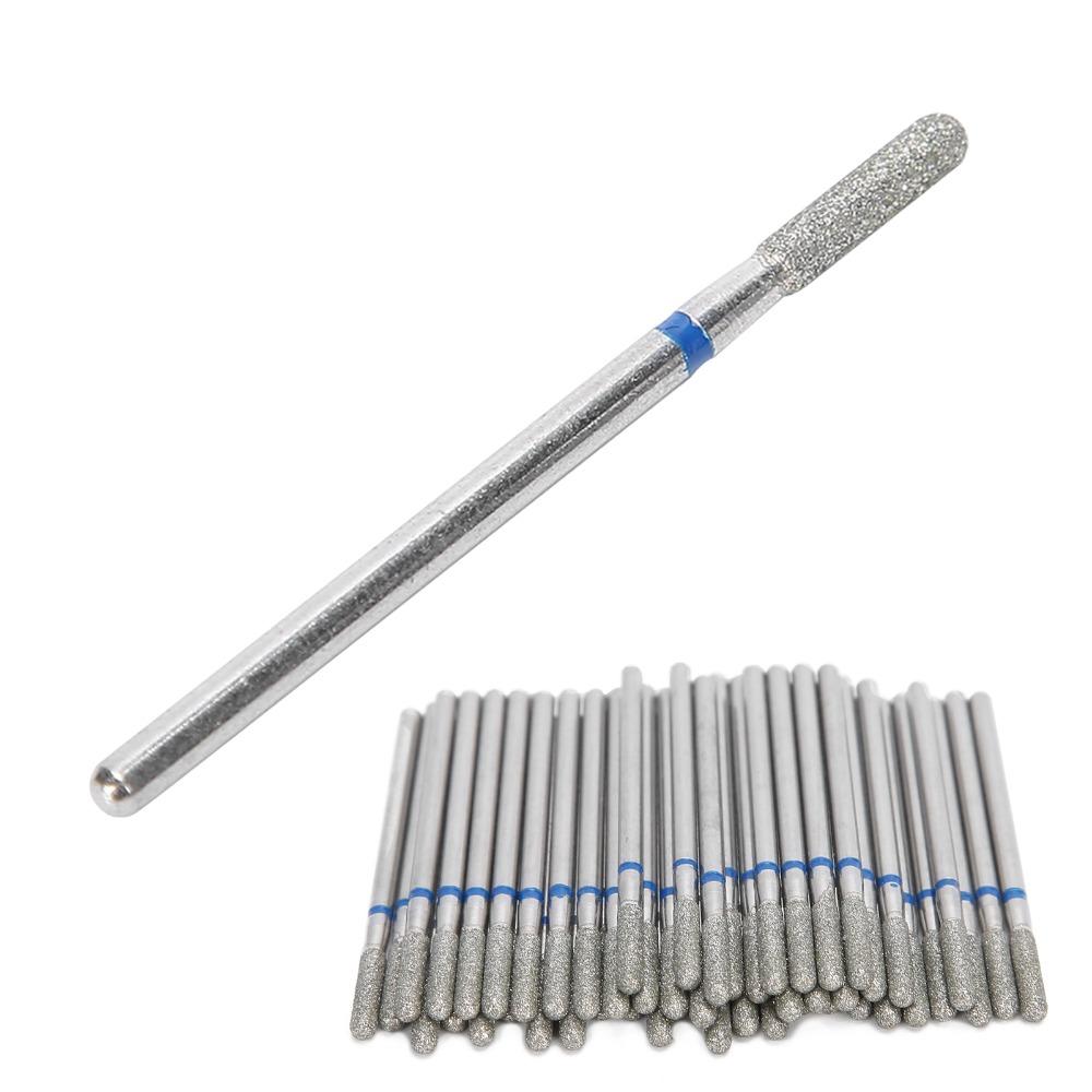 50pcs Carborundum Dead Skin Removal Bits Diamond Nail Drill Bits Cuticle Removal Bits  Household Use