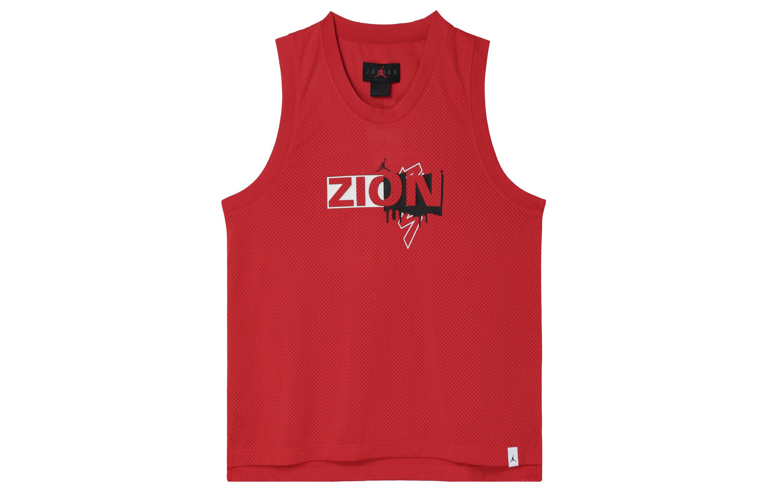 Мужские майки Jordan Zion Красные DX6583-657 S