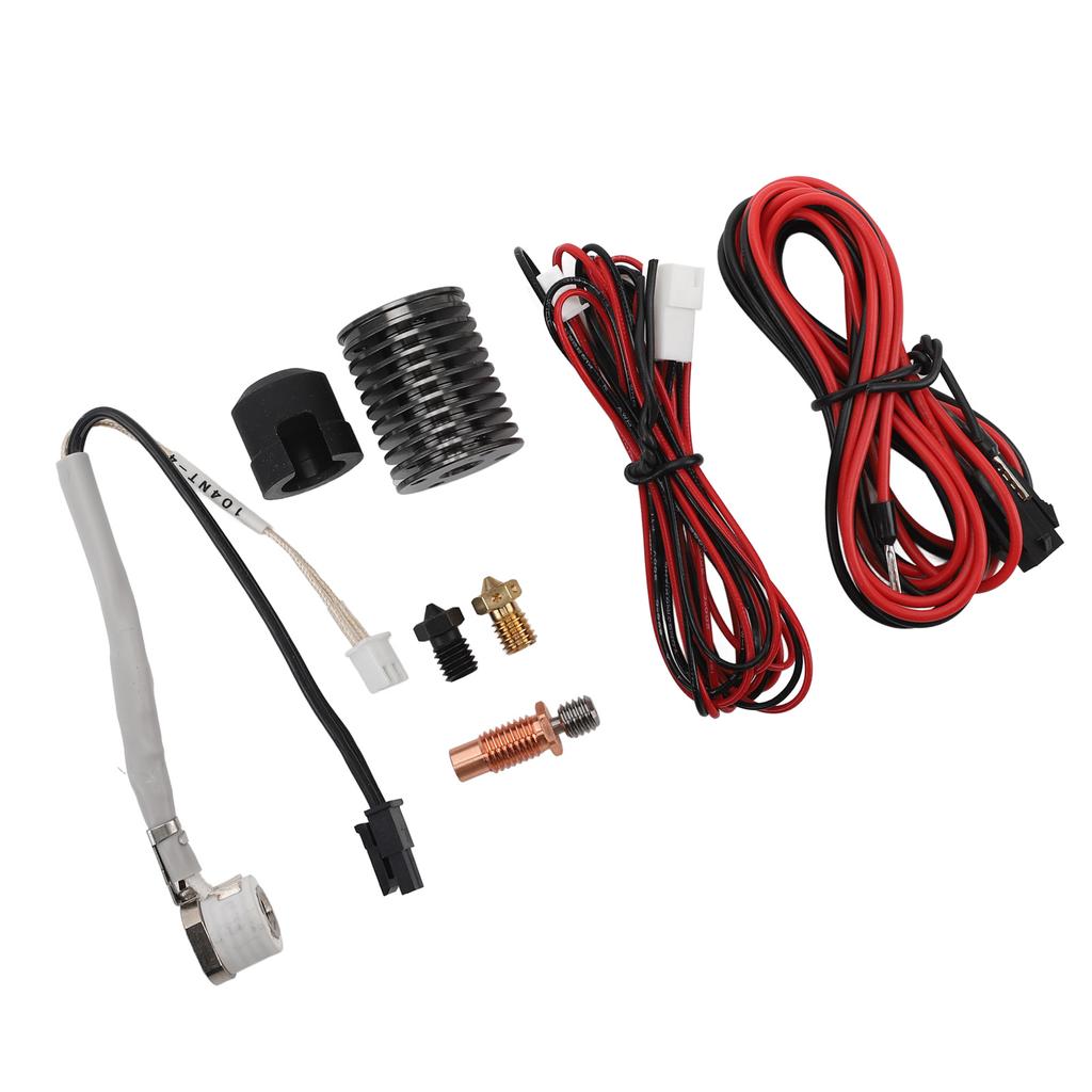 Ceramic Hot End Kit 24V High Temp Resistant Heating Block for V6 N0.1 0.2 2.4 3D Printer Parts