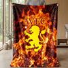 Coperta in Flanella con Stampa Aston Villa, Morbida Calda Leggera Coperta da Divano Letto Campeggio