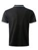 Men's 2023 Casual Polo Shirt with Ribbed Collar and Button Closure, Available In Multiple Colors
