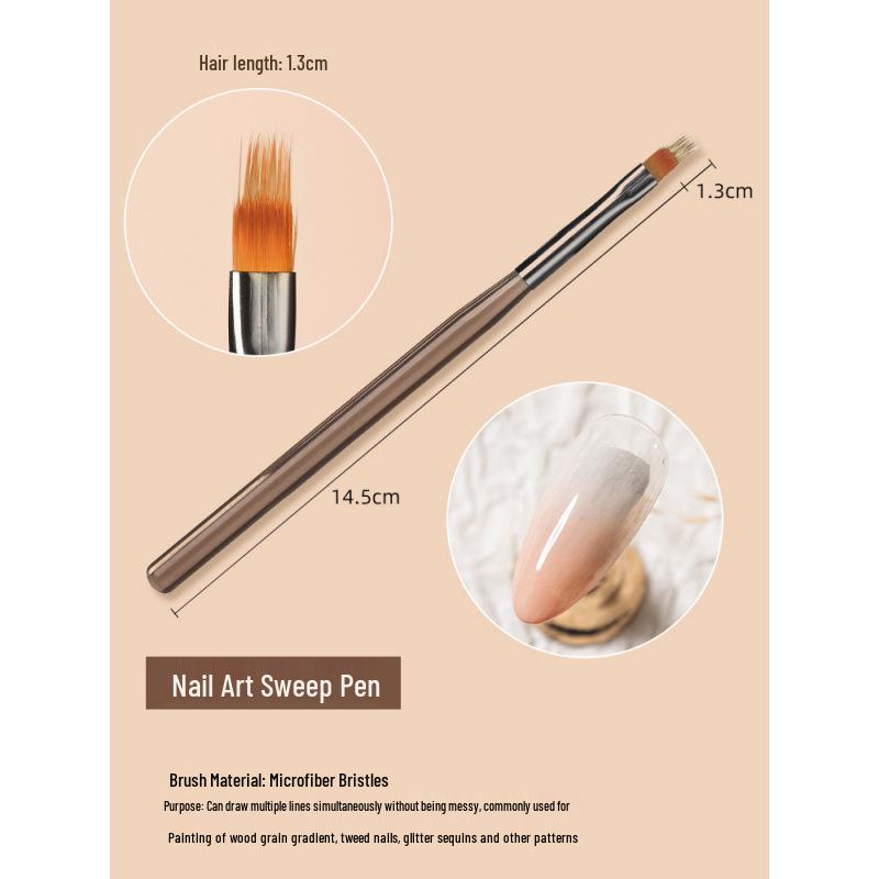 Japanese Professional Nail Art Brush Set: Extra Fine Detail, Gel Polish, and Liner Brushes for Salons