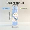 1PC White Puppy Portrait 750ml Color Plastic Sports Water Bottle Leakproof Flip Straw Lid Suitable for Sports Office Home Use