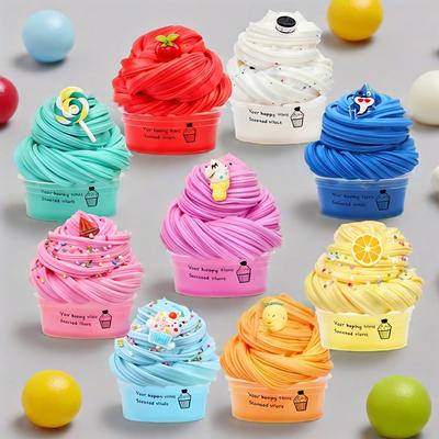 Butter Slime Flauschige Slimes Knete Basteln Kinderspielzeug Knete Schneckenspielzeug Kinder Slime Creme Wolke Knete Geschenke Spielzeug für Kinder