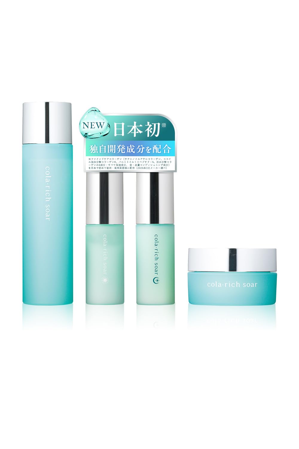 

Cola Rich Soar Luxury Total Care Set Утренняя сыворотка Ночная сыворотка Крем 1 месяц Увлажнение лица Антивозрастной уход [НОВИНКА] 4 предмета (Лосьон 120мл, 28мл, 28мл,