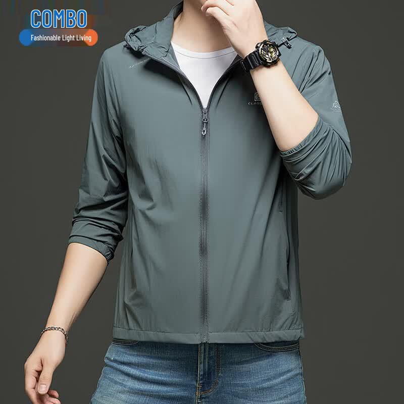 Men s Ice-Cool UV Protection Fishing Jacket L