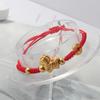 Chinese Style Horse Year Lucky Braided Rope Bracelet Beads Bracelet Couple Friend Christmas New Year Blessing Gift