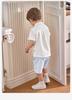 David Bella Boys' Set Summer Dress New Baby's One Year Dress Two Piece Set Children's Shirt Five Leg Pants