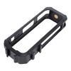 Protective Cage Fit for Insta360 X5 Action Camera Magnetic Quick Release Handheld Camera Housing Case Frame with Cold Shoe 1/4 Inch Screw Hole