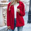 Women's Long Sleeve Lapel Button Front Jacket for Casual Fashion Outerwear