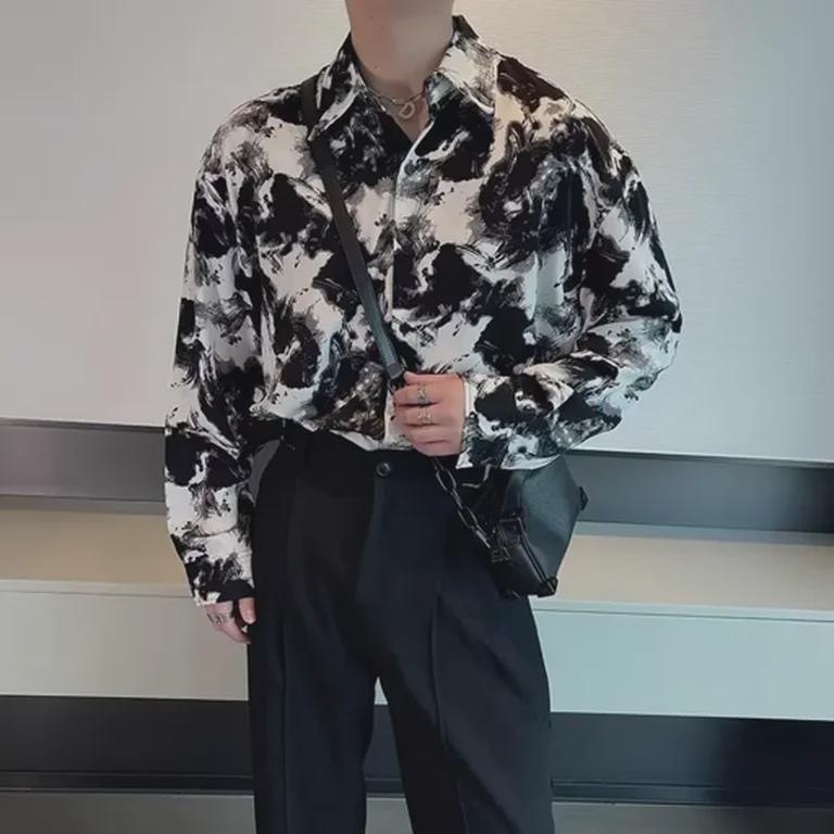 Mature Style Men's Autumn Loose Long-Sleeve Shirt (2023)