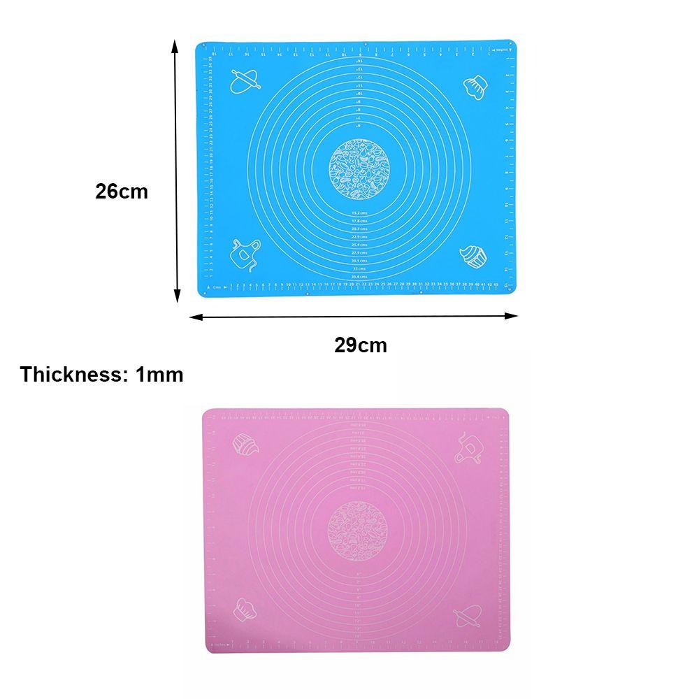 Silicone Kitchen Flour Rolling Pastry Rolling Mat Baking Mat Kneading Dough Pad Bakeware Liners