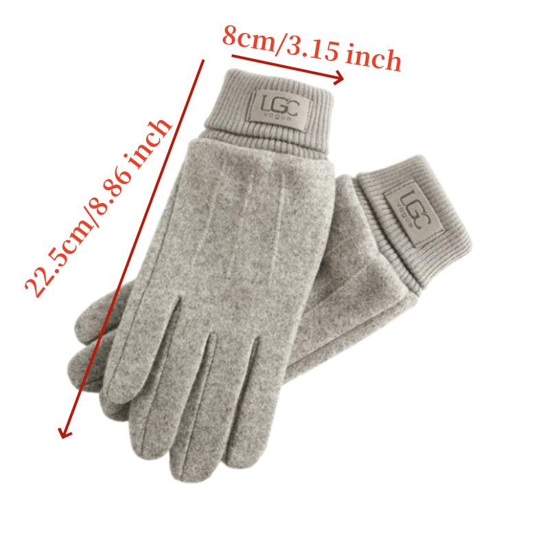 

Winter Cashmere Gloves for Women Warm Touch Screen Gloves Cold Protection Full Finger Mittens Outdoor Cycling Thick Woolen Glove woman