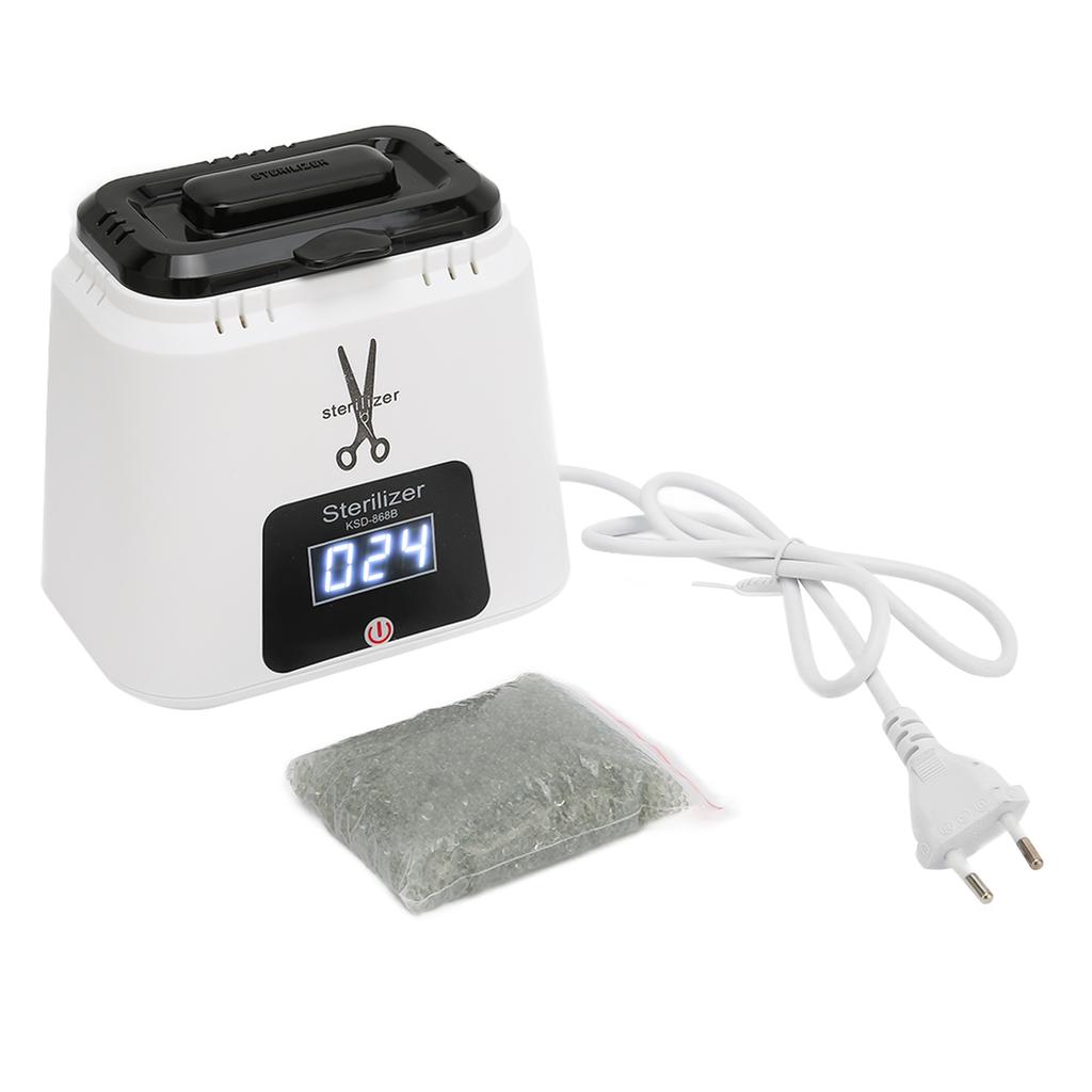 Nail Tools White Cleaning Machine High Temperature Hair Salon Manicure Tools Cleaning BoxEU Plug