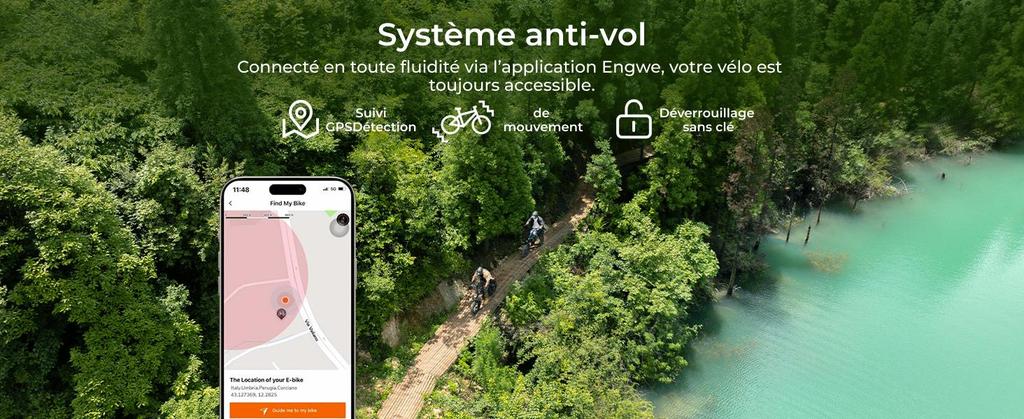 ENGWE faltbares Elektrofahrrad, 48V 15Ah Akku, Reichweite bis zu 130km, faltbares Design, App-Steuerung, Pro 3.0 Boost-Motor, ENGINE PRO 3.0 BOOST