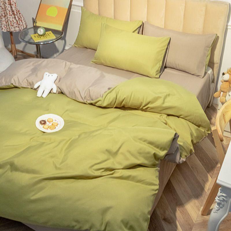 Duvet Cover Nordic Modern Fashion Washable Household Bedroom Dormitory Students Queen Bedding Skin-friendly Comfortable Textile