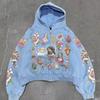 2026 Spot RIGHTEOUS Printed Hoodie Autumn and Winter Cardigan Zipper Sweater Trendy Men's and Women's Casual Jacket
