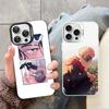 Jujutsu Kaisen Animes For Iphone 15 14 13 Plus 17 16 12 11 Pro Max Matte Colored Silver Luxury Phone Cover