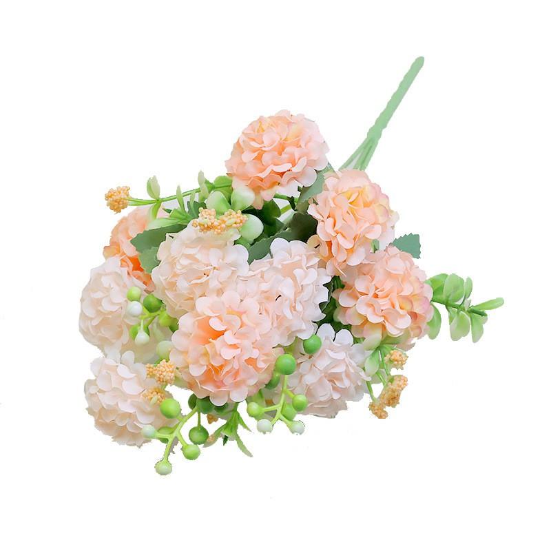 Artificial Hydrangea Silk Flower Bouquet Wedding Decor Photography Prop Home Event Styling