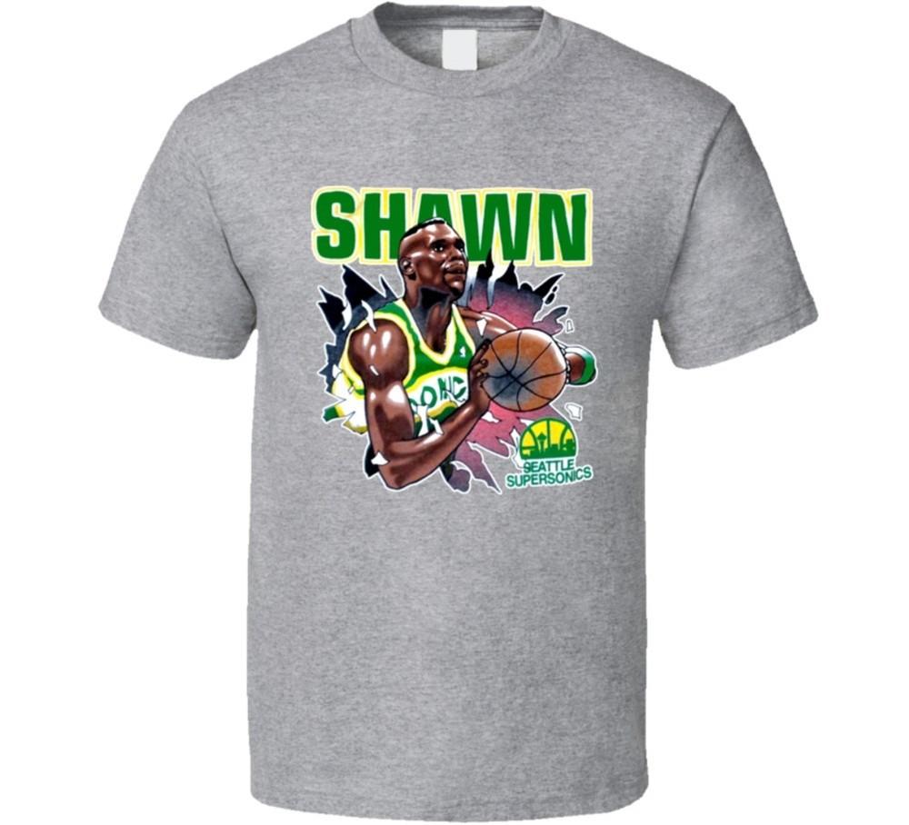 Ретро футболка для баскетбола Шона Кемпа Унисекс футболка M