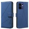 For Oppo Reno13 F 5G Case BINFEN COLOR BF35 Geometry Imprinted Leather Phone Cover RFID Blocking Wallet Stand