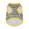 Leopard Print Cotton Pet Vest for Small Dogs and Cats - Spring/Summer Collection