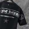 GZ-8951 CHROME HEARTS 2025 Summer New High Quality Cotton Round Neck Loose Large Size Men's and Women's T-shirt Couple T-shirt