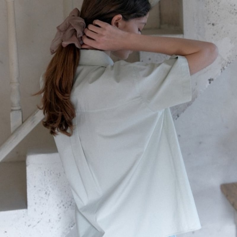 DEPOUND Oganza Square Scrunchie - Brown