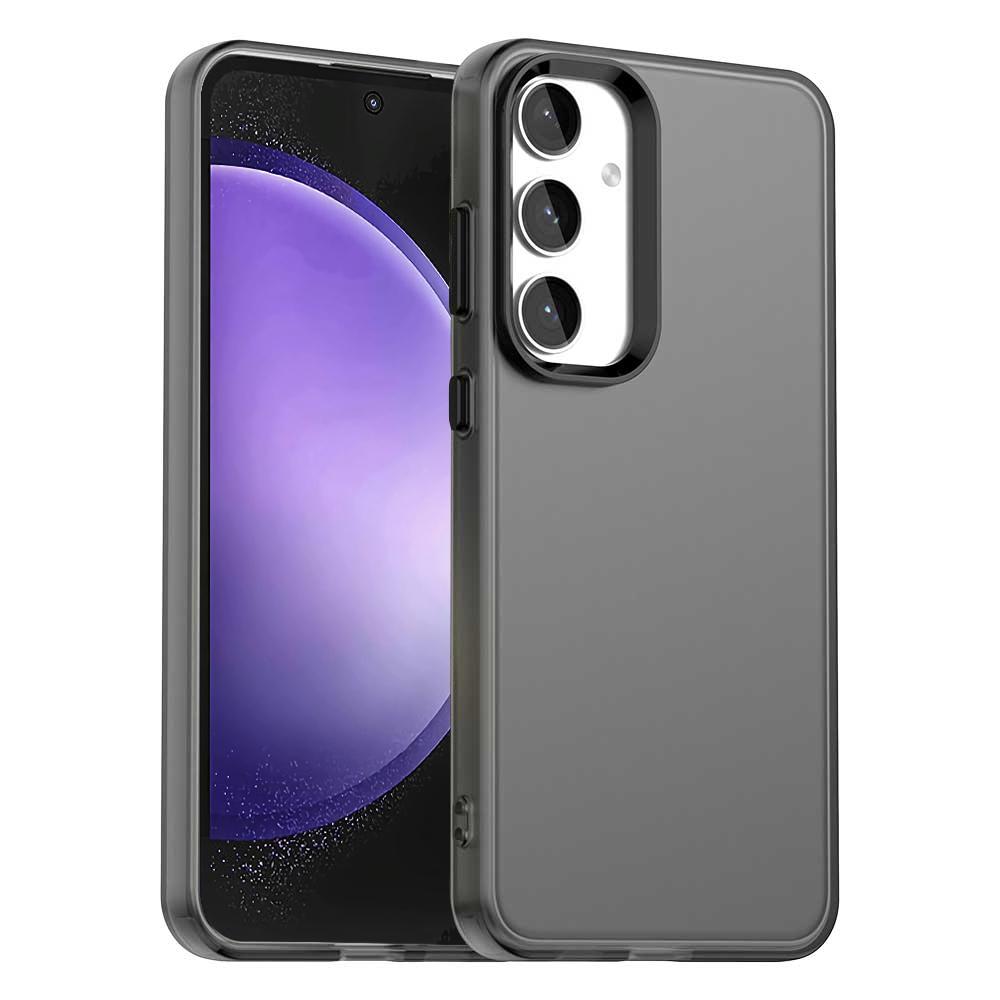 For Samsung Galaxy S23 FE Case PC+TPU+PET Matte Anti-Drop Phone Back Cover