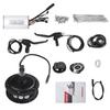 Electric Bicycle Conversion Kit 48V 500W Rear Wheel Hub Motor Set with KT‑900S Display Meter for 12G Wheel