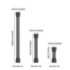 Lightweight Camera Mount Extension Rod Feature Double 1/4 Female Connection End For DSLR Supports Action Devices Black