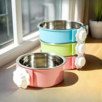 Tiernahrungsutensilien, Edelstahlnäpfe, Tierkäfige, Hängekäfige, Katzennäpfe, Hängende Katzen- und Hundekäfige, Hängenäpfe