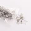 100pcs/lot Stainless Steel Blank Post Earring Studs Pins Steel Flat Round Tray Base for Earring Jewelry Findings Supplies DIY