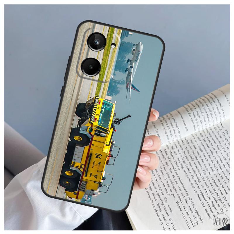 

Fire Truck For Realme C71 C55 C75 C67 C63 C51 C61 C53 C35 C65 11 12 13 14 15 Pro Plus GT6 GT7 Pro Case Realme C35