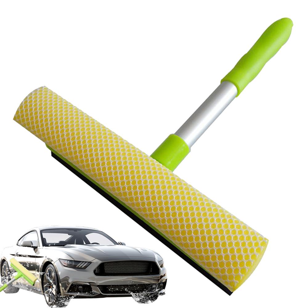 

Glass Wiper for Window Auto Window Cleaning Scraper Squeegee Detachable Design Handheld Squeegee for Window Shower Door Wall зелений