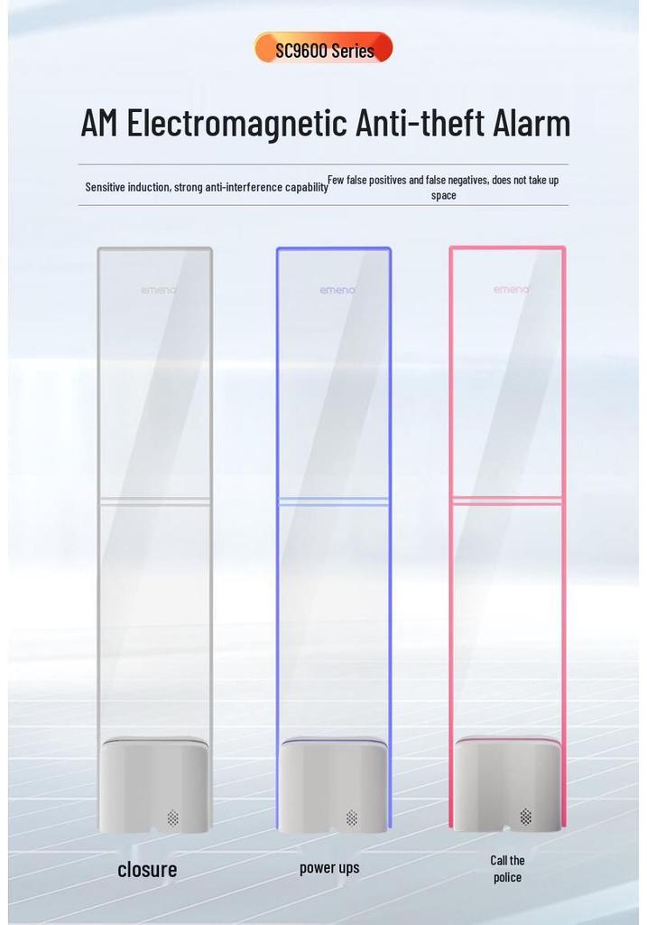 Narrow-Edge Anti-theft Security Scanner for Stores