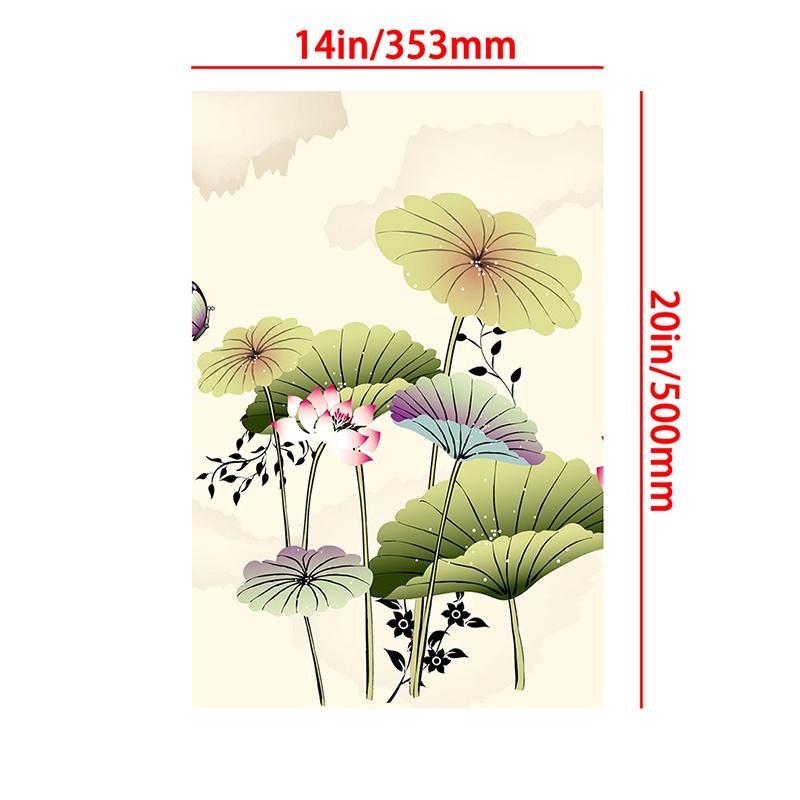 3-formaat canvas inkt schilderij bloemendecoratie poster zonder lijst voor thuis woonkamer muurkunst decor achtergrond